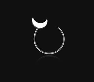 MMJEWLLERY Sterling Silver Plated Silver Nose Ring