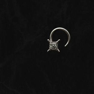 The Velvet Box Silver Nose Stud