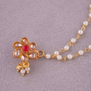 GC PREMIUM JEWELLERY Gold-plated Plated Brass Nathiya