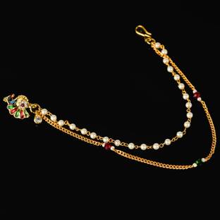 HETPRIT Pearl Gold-plated Plated Alloy Nathiya
