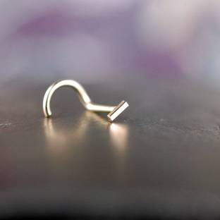 MMJEWLLERY Silver Plated Sterling Silver Nose Ring