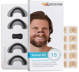 FLIXIFY Breathing Nasal Strip Starter Kit Sugar Control Acupressure (Pack of 15) Nose Shaper