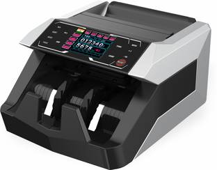 VMS Essentials Mixed Currency, Money, Value Counting Machine with UV, MG, MT, IR, 3D, DD Counterfeit Note Detection, New Bank Note Counting Machine with External TFT Display (VCM03) Note Counting Machine