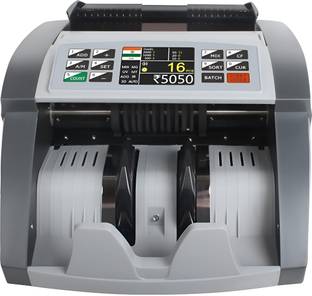 Drop2Kart Cash Counter with Dual LCD Display,Double Motor For Fast Counting Note Counting Machine