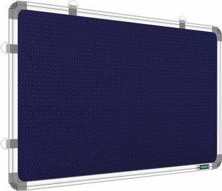 ShelfKing 3x4 Ft's Premium Material Blue Notice Board/ Pin-up Board/ Soft Board For Home Notice Board
