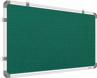 DeskFlex 3x4 Feet Premium Material Green Notice Board/Pin-up Board/Soft Board For School Notice Board