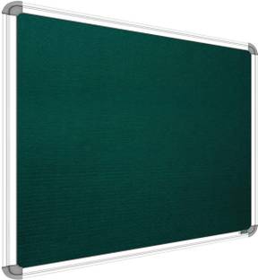 ShelfKing 2x3 Ft's Premium Material Green Notice Board/ Pin-up Board/ Soft Board For Home Notice Board