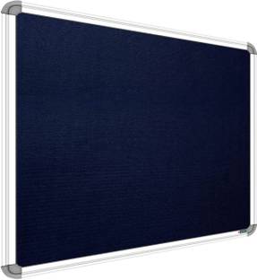 ShelfKing 2x2 Ft's Premium Material Blue Notice Board/ Pin-up Board/ Soft Board For Home Notice Board