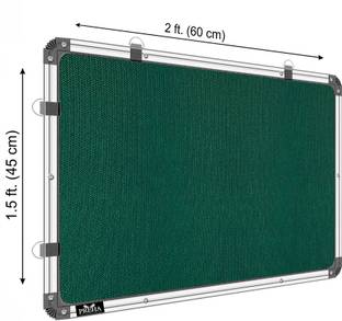 Preha 1.5x2 feet Notice Board / Pin Up Display Board with 50 pins for Office and Home Notice Board
