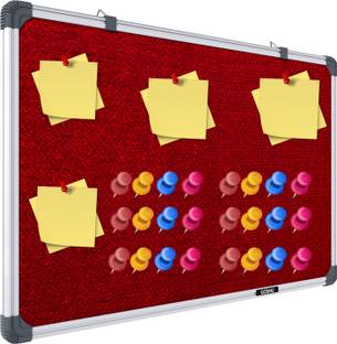 GOSHU 2x3 feet Notice Board / Pin Up Display Board with 50 pins for Office and Home Notice Board