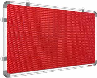 DeskFlex 3x4 Feet Premium Material Red Notice Board/ Pin-up Board/Soft Board For Kids Notice Board