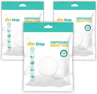 1st Step Ultra Thin HoneyComb Lining, Super Absorbent Disposable Nursing Breast Pad