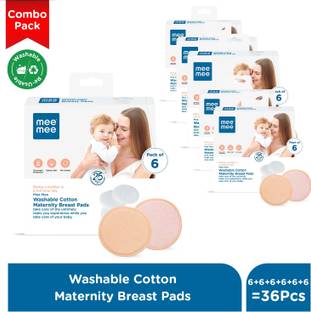 MeeMee Cotton Washable Maternity 3 Nursing Breast Pad