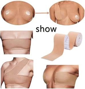 NIMYANK Women's Cotton Spandex Multipurpose Breast Lift Boob Tape 030 Nursing Breast Pad