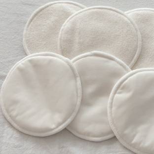 ZIIFOX Washable High Absorbent Maternity - White Nursing Breast Pad