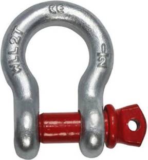 Conclood India Bolt Bow Shackle(1 Ton) | Screw Pin Anchor Shackle | Heavy Duty Alloy Steel