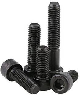 VP INDUSTRIES Bolt M4x12 mm Allen Socket Head Cap Screw High Tensile 10.9 Grad (Pcs-25)| Allen Socket Head Cap Bolt with Allen Key 1 Pc