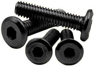VP INDUSTRIES Bolt (Pcs-15) M6x70 mm JCB Allen Head Screw High Tensile 10.9 Grad Black Zinc Plated