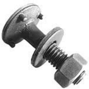 Implemental Nut & Bolt Set Bucket elevator bolt (8 X 25 MM) (10)