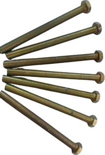 Implemental Bolt 10MM GI Hex Head bolt With Nut (10-75mm, 30Pcs)
