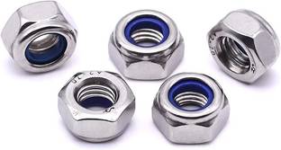 B K Jagan and Co Nut Nylock Nut 3/4 INCH (Pack Of 5pcs)