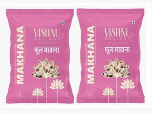 VISHNU DELIGHT Lotus Seeds Phool Makhana Healthy Snacks |Rich in Nutrients|Full of Antioxidants Fox Nut