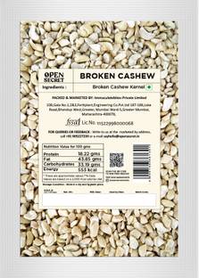 OPEN SECRET Premium Kaju (Broken) - Healthy, High Protein Cashews
