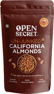 OPEN SECRET Premium California Badam - High Protein Dry Fruit, Fasting Vrat Special Almonds