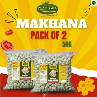 Nut N Care RAW MAKHANA JUMBO HANDPICKED Fox Nut