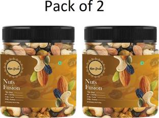 KAYA SHODH Mix Dry Fruit | Nuts Fusion | 400gm x2 | Almonds, Cashews, Assorted Seeds & Nuts