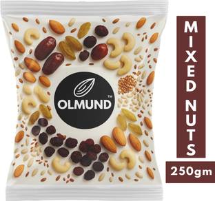 OLMUND Mix Dry Fruits & Nuts -Almonds, Pistachios, Cashew, Berries, Kishmish & Seeds Assorted Seeds & Nuts