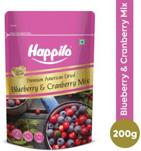 Happilo Premium Dried Blueberry, Cranberries