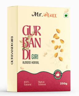 Mr.meva 100% Pure Gurbandi Almonds | Choti Giri | Gurbandi Badam (Rich In Oil) Almonds