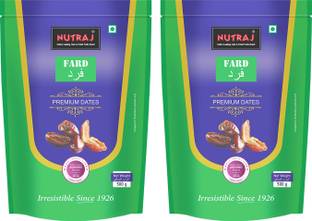 Nutraj Premium Fard Black Dates 1kg (2 x 500g) | Healthy & Nutritious Snacks Dates
