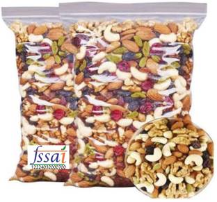 Mv platter Mix dryfruits 1kg Premium mix seeds and nuts Nutmix Cashews, Pineapple, Cherries, Dry Dates, Raisins, Apricots, Pistachios