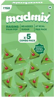 Madmix Paan Pops Box | Paan Flavoured Raisins