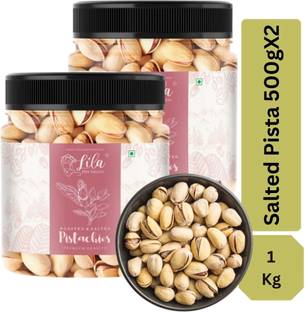 lila dry fruits SALTED PISTA 500*2 GMS JAR | NAMKEEN PISTA 500*2 GMS JAR Pistachios