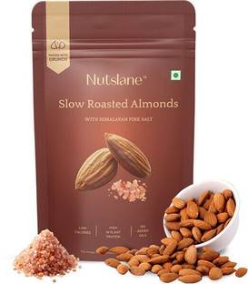 Nutslane Premium California Salted & Roasted Almonds Salted Badam Dry Fruit Almonds
