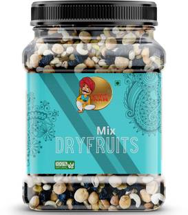 marwadifarm Mixed Dry Fruits Almond,Cashew, Kishmish,Pista,Apricot & Raisins For Healthy Assorted Fruit