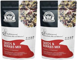 WONDERLAND Foods - Seeds & Berries Mix | Contains Healthy Seeds & Dried Berries Assorted Seeds & Nuts
