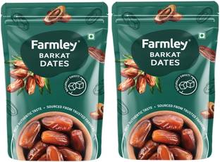 Farmley Barkat Dates Pack Of 2 | Naturally Sweet Khajoor Dry Fruit Dates