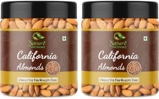 NATURE CONNECT California Almond | California Badam Giri | American Almonds | Jar Pack Almonds