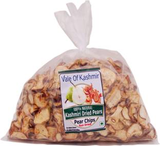 vale of kashmir Dry Pears, Sun Dried Pear Chips in Food Grade Jar, Good for Digestion, Pears
