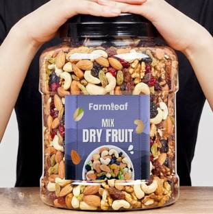 FarmLeaf Mix Dry Fruit | Panchmeva | 250gm | A Almonds, Cashews, Raisins, Dry Dates, Assorted Fruits & Nuts