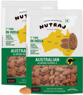 Nutraj Australian Almond 1 Kg (500g X 2), Australian Badam 1 Kg, Dry Fruits Almonds