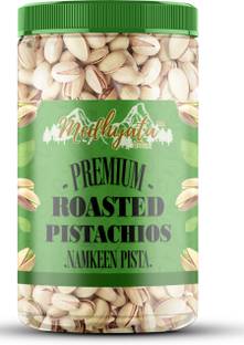 Medhyata Premium California Roasted Pistachios Large Lightly Salted Pista [Jar Pack]