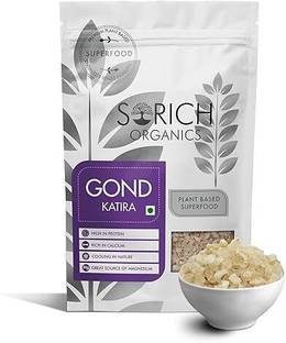 Sorich Organics Gond Katira 200 Gm|Weight Management|Edible Tragacanth Gum Crystals|High Cooling Assorted Seeds & Nuts