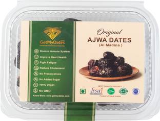 Getmydates Original Fresh Ajwa Dates from Al-Madinah|400GM|NO Preservative, NO Added Sugar| Dates, Wet Dates, Dry Dates