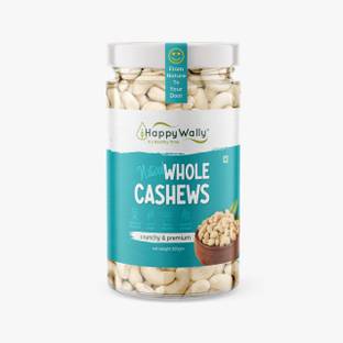 HappyWally Premium Cashews Kaju - Premium Quality - 100% Natural 0.5kg Cashews