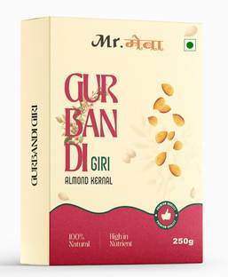 Mr.meva Gurbandi Badam 250g | 100% Pure Choti Giri Almonds | Rich in Oil & Nutrients Almonds